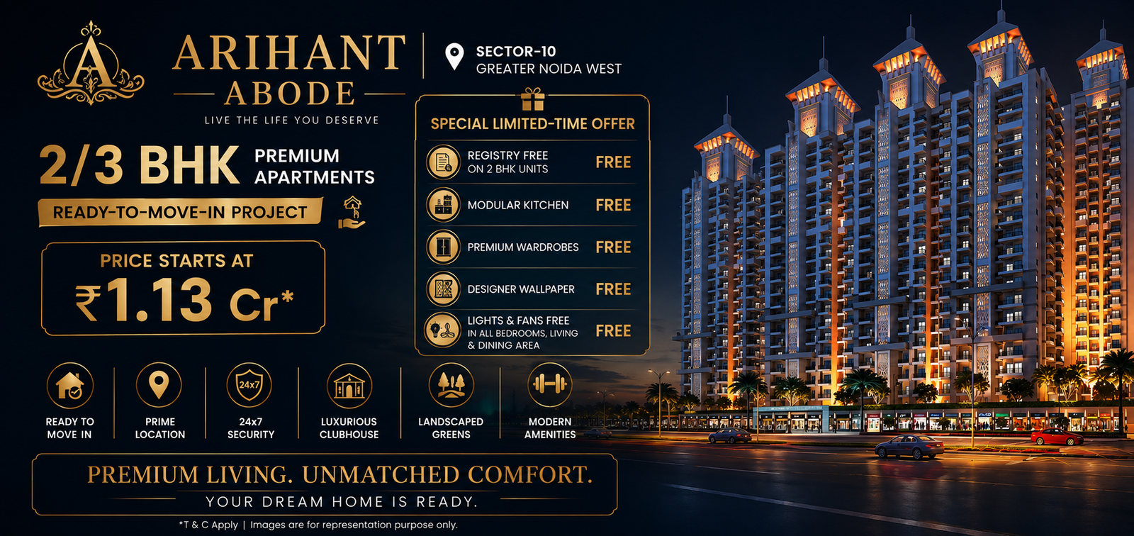 Arihant Abode Banner