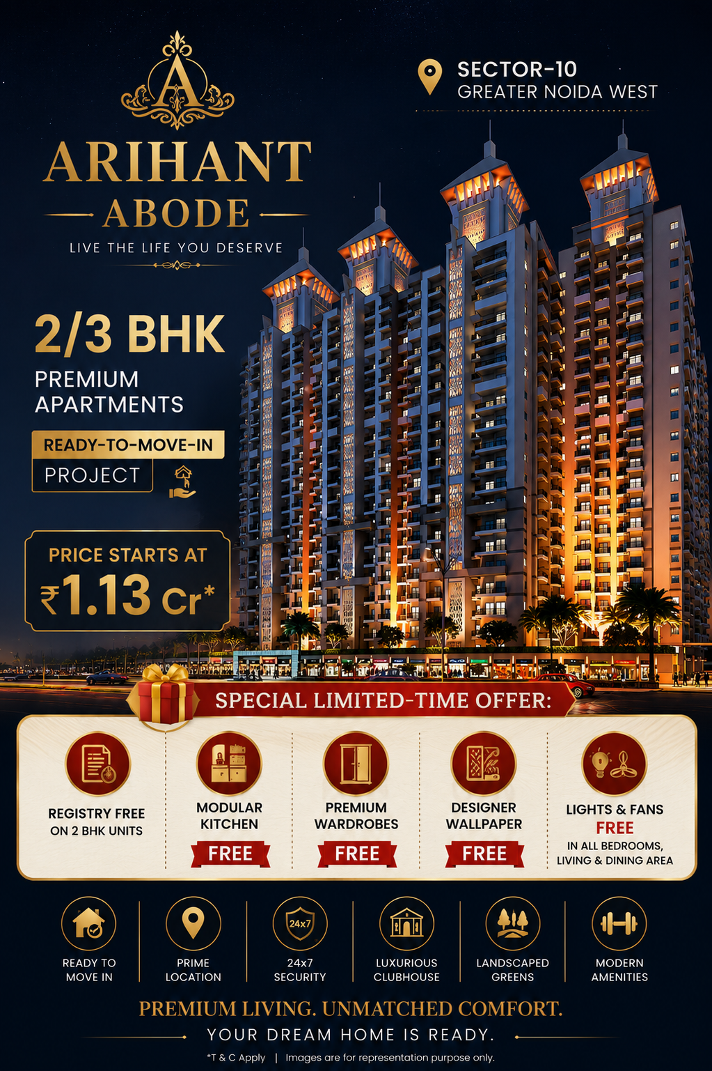 Arihant Abode Mobile Banner